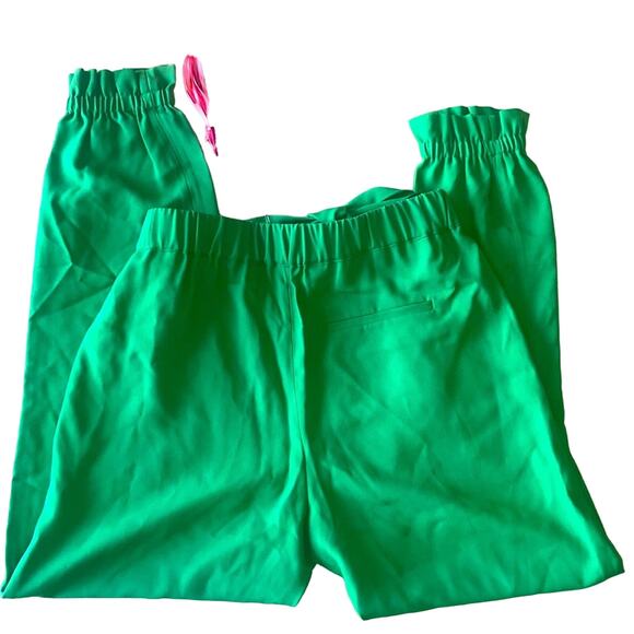 MSGM Green Paperbag Belted Trousers Joggers - Picture 5 of 13